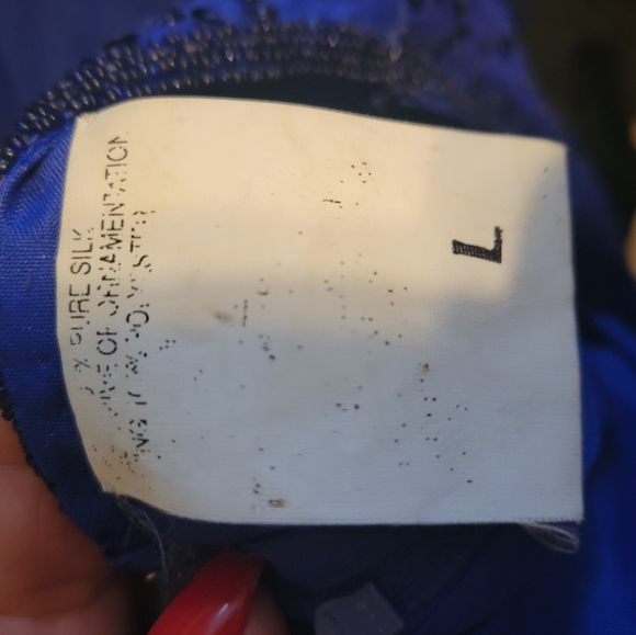 Two Piece - Elligant Brilliant Blue Sequent Outfit - Picture 5 of 7